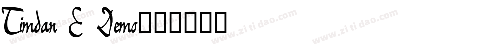 Timdan E Demo字体转换